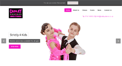 Desktop Screenshot of cadleydance.co.uk