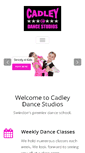 Mobile Screenshot of cadleydance.co.uk